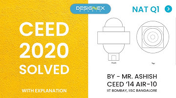 CEED 2020 NAT Q-1 | Detailed explanation | CEED 