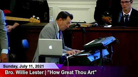 "How Great Thou Art" on piano | Bro. William Timot...