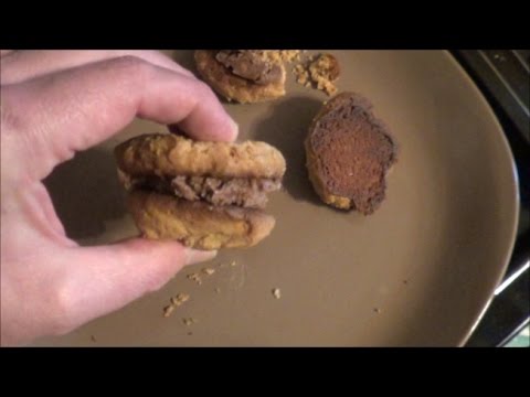 Gluten Free Peanut Butter Cookie & Chocolate Fudge Whoopie Pie