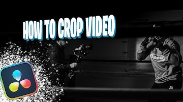 How To Crop VIDEO in Davinci Resolve - Easy Quick Tutorial