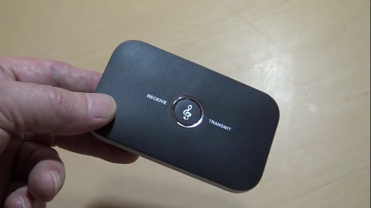 video phone beyonce mp3 Aukey Bluetooth sender/receiver from Amazon