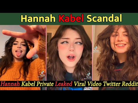 Viral Video: Hannah Kabel/ Hannah Uwu/owo Scandal Private Leaked Viral Video Twitter Reddit