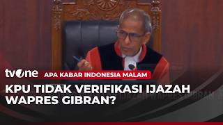 Download lagu Hakim MK Tanya KPU Soal Proses Verifikasi Ijazah Gibran | AKIM tvOne