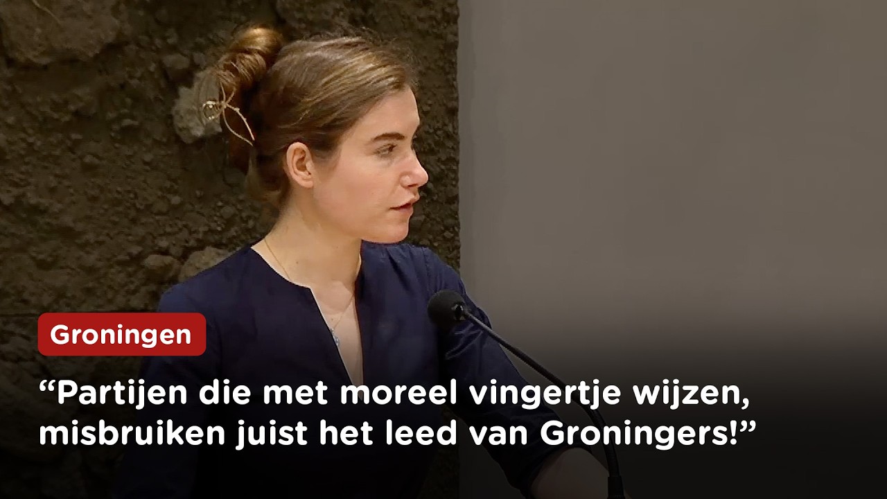Thumbnail "Ereschuld aan Groningers wordt misbruikt voor klimaatbeleid" - Lidewij de Vos (FVD)