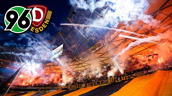 Dynamo Fans in Hannover: Pyro, Choreo und Stimmung | Hannover 96 - Dynamo Dresden