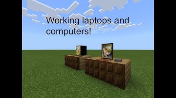 Working computers in Minecraft! (NO COMMAND BLOCKS OR REDSTONE!)