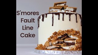 If you do any baking at all have probably seen the new trend that's
going around... fault line cakes! i wanted to a mix of that technique
with old...