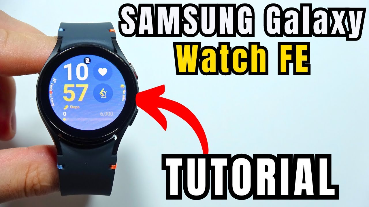 SAMSUNG Galaxy Watch FE: How to Turn On NFC - YouTube