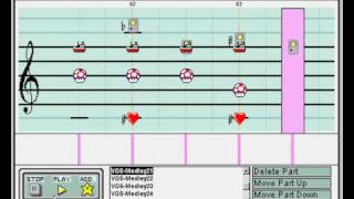 Evolution of Video Games Epic Medley (Made in Mario Paint Composer)