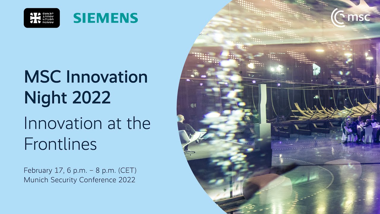 MSC Innovation Night | Munich Security Conference 2022