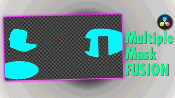 How to add Multiple Mask in DaVinci Fusion | DaVinci Resolve 17 | Snippet #16