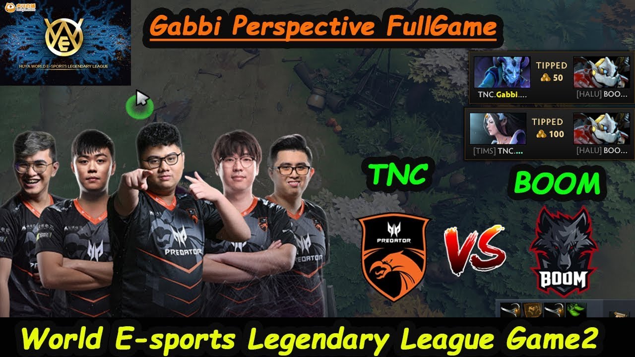TNC Predator vs BOOM | Gabbi [Riki] Huya World E-sports Legendary League Game2 Dota2