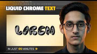 How to Create Liquid Chrome Text in Photoshop | Easy Tutorial