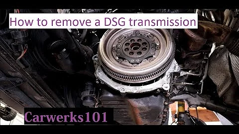 How to remove a DSG transmission