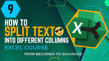 How to split text into Columns with this Simple Trick | Excel Course #9