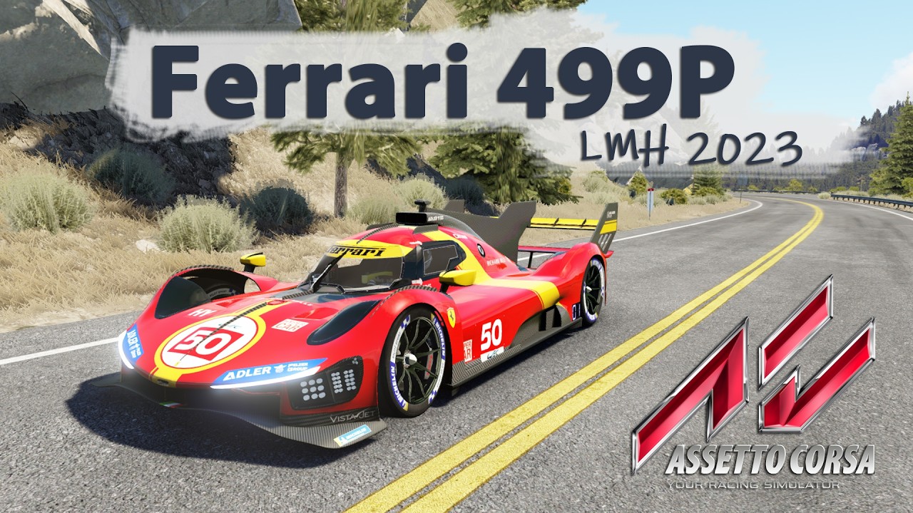 Ferrari 499P LMH 2023 gameplay video