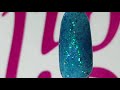 Tutorial glassy top gel crystal nails by mattia tafuro