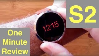Goral S2 Color Screen Blood Pressure Tracker IP67 Waterproof Smart Wristband: One Minute Overview screenshot 1