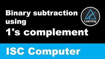 Binary subtraction using 1