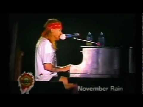 Guns N' Roses November Rain Argentina 1992 Youtube