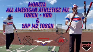 Monsta M2 Torch & MX Torch + KOD | EHP and A3 Exclusives | USA/ASA Slowpitch Bat Review