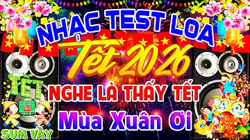 Mùa Xuân Ơi, Nhạc Test Loa CỰC CHUẨN 8D - Nhạc Tết 2026 Disco REMIX MỚI NHẤT HAY NHẤT