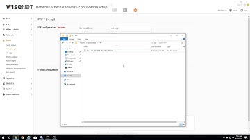 How to setup the FTP client in hanwha X series By Vital International