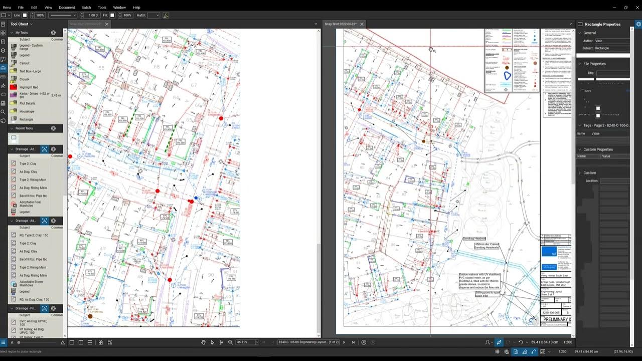 Bluebeam Using Snapshot To Help You Measure Items That Are Split Over