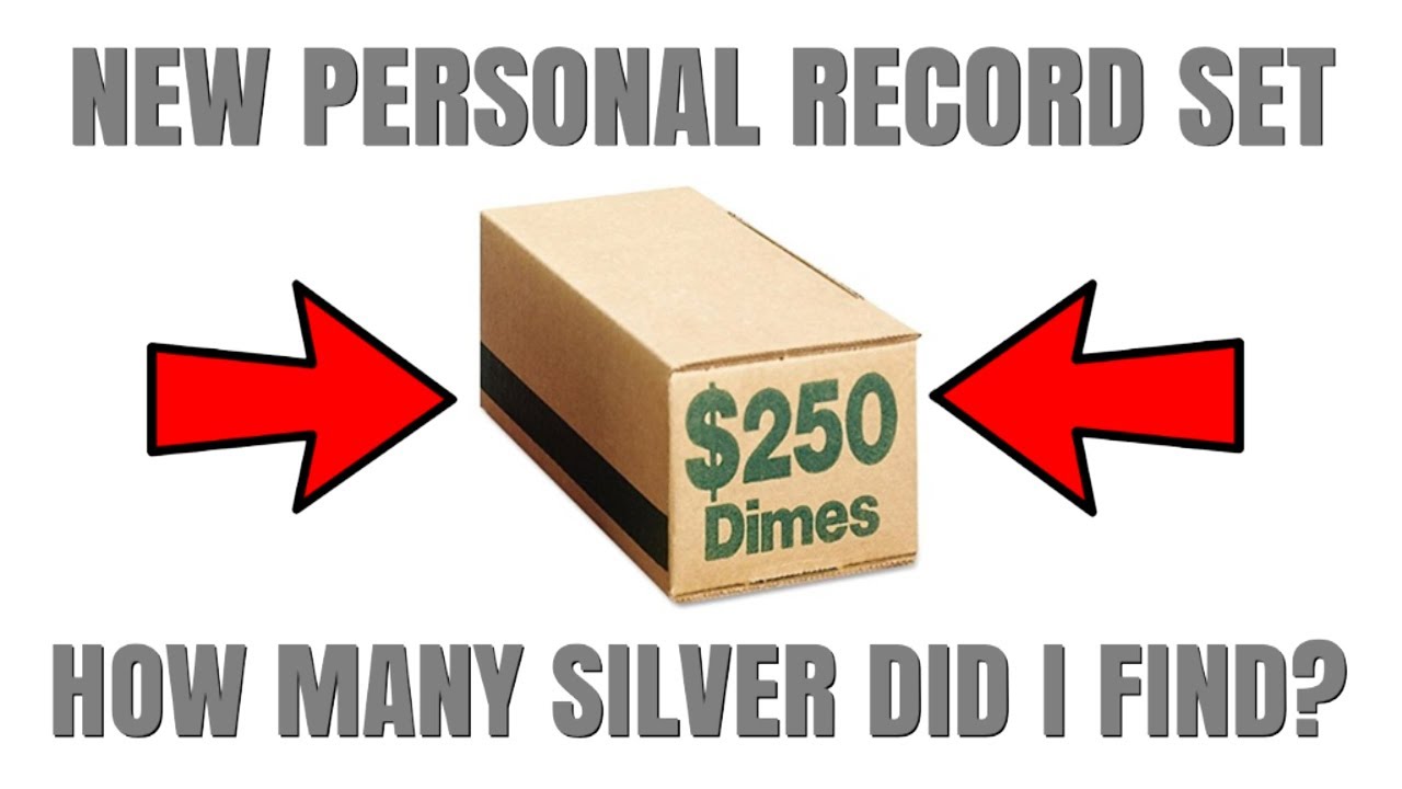 How Many Silver Did I Find In A Single Box Coin Roll Hunting Dimes