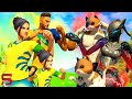 KIT'S FAMILY vs NEYMAR'S FAMILY.... ( Fortnite Roleplay)