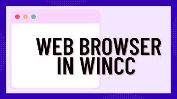 WinCC V7: Web browser control to display websites and pdf files