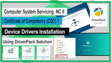 Divice Driver Installation using DriverPack Solution - CSS COC1