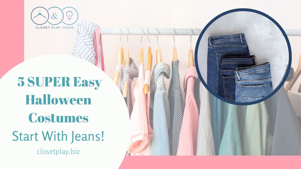 5 Super Easy CostumesStart with Jeans! YouTube
