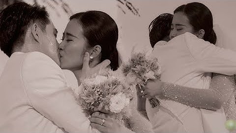 Giây phút xúc động nhất hôn lễ: Ông Cao Thắng và Đông Nhi rơi nước mắt trên lễ đường