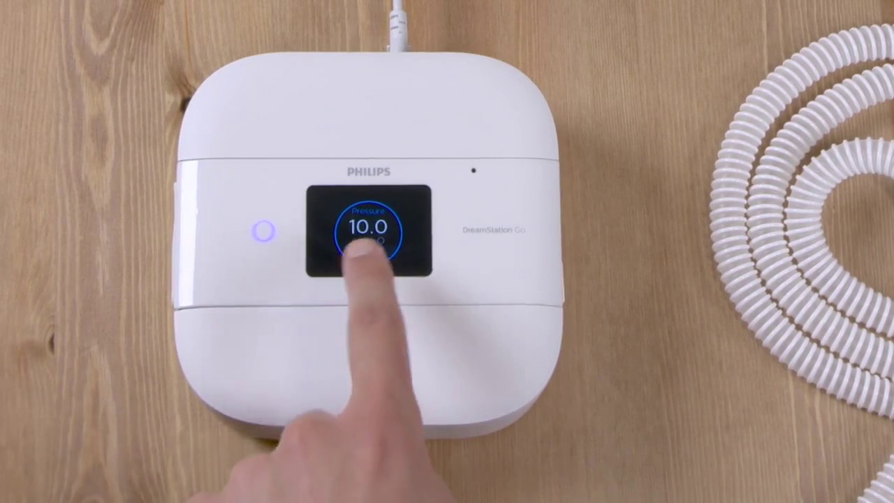 Philips DreamStation Go Simple device operation YouTube