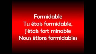 Stromae Formidable (Lyrics)