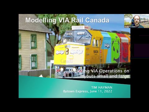 VIA Rail Modelling By Tim Hayman