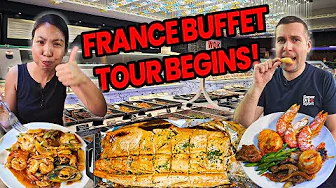 Buffet Tour in Southern France! $25 AYCE Buffet in Narbonne - Best Chinese & Japanese Food