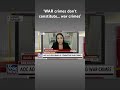 AOC accuses Israel of WAR crimes #shorts