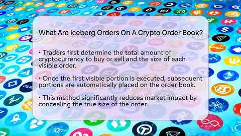 What Are Iceberg Orders On A Crypto Order Book? - CryptoBasics360.com