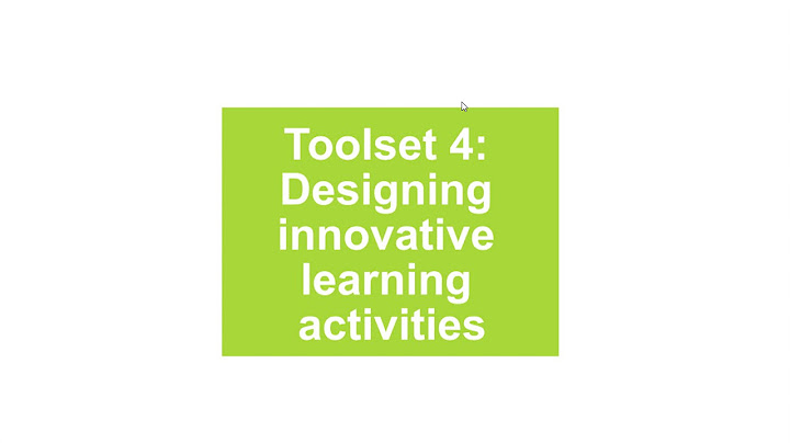 Because of new technology, trainers are being challenged in how they design learning activities.