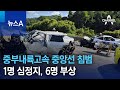 중부내륙고속 중앙선 침범…1명 심정지, 6명 부상 | 뉴스A