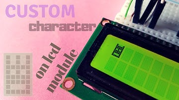 ENGG#18 | CUSTOM CHARACTER ON LCD MODULE | Guide V | Arun Paul.