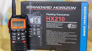 ⚓️ HX210E Marine Floating Transceiver (Morski Ręczny Radiotelefon): UNBOXING