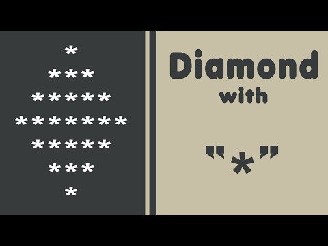 Diamond Pattern with star ( Bangla ) | C language