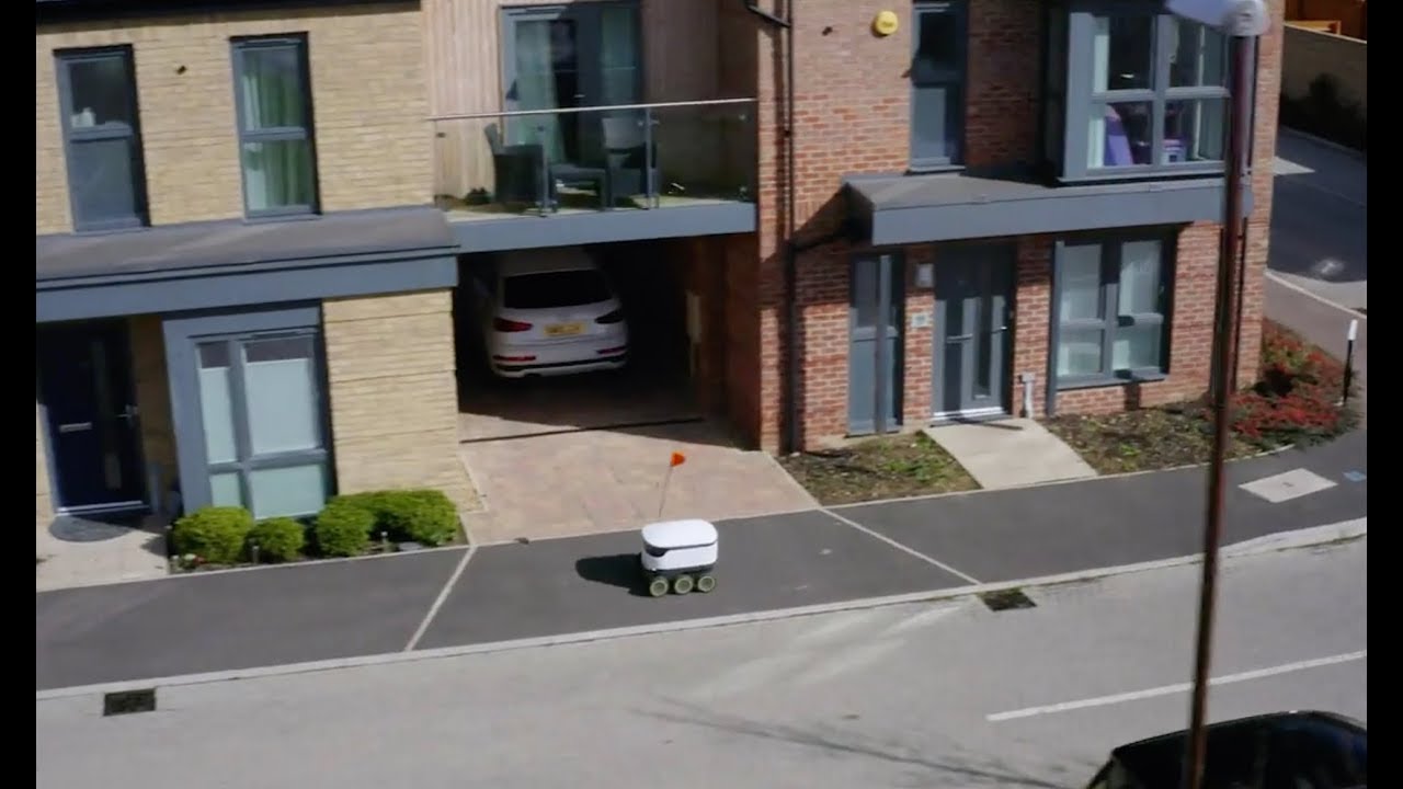 Starship Delivery Robots in Milton Keynes