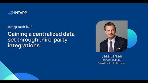 Gaining a centralized data set through third-party integrations