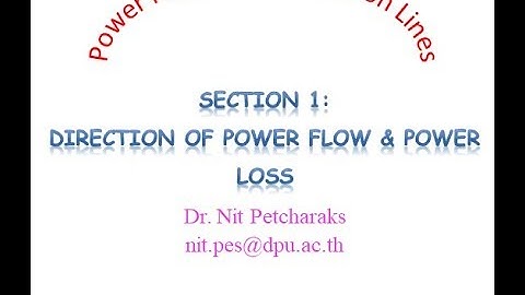 Power Flow  2018, Section 1
