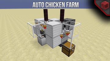 Minecraft 1.11.2: Full Automatic Chicken Farm - Extremely compact