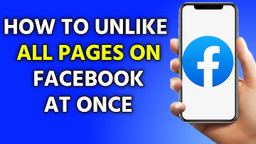 How To unlike all pages you liked on Facebook at Once